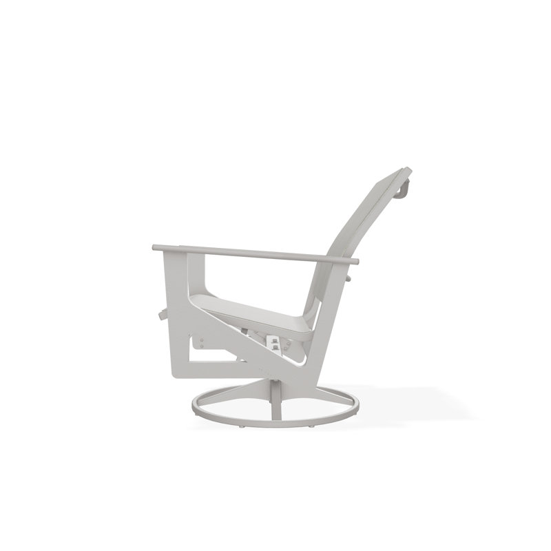 Wexler Outdoor Swivel Lounge Chair, Deacon, Warm Gray