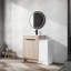 Meuble-lavabo de salle de bain avec lavabo et rangement en céramique, 36 po, porte, armoires de rangement d'aspect moderne 36 po, décor-120994607-120994604