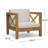 Farmhouse Style Outdoor Patio Club Chair-144829392-144829352