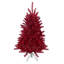 Arbre de Noël artificiel 4,5 'Tinsel Red