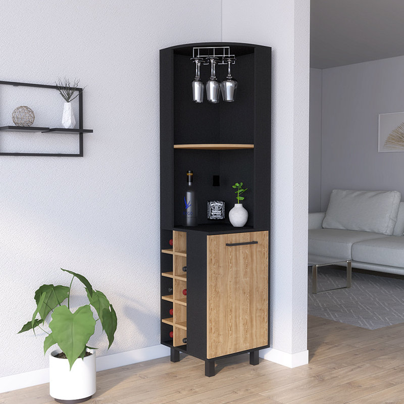 Wine Bottle & Glass Rack Multicolor