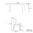European modern simple dining table set-107241073