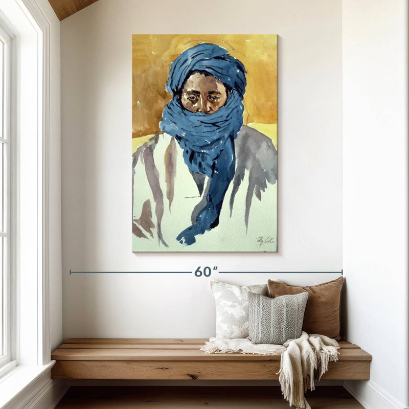 Leisha, tribu touareg Tombouctou, H 48 po x l 32 po