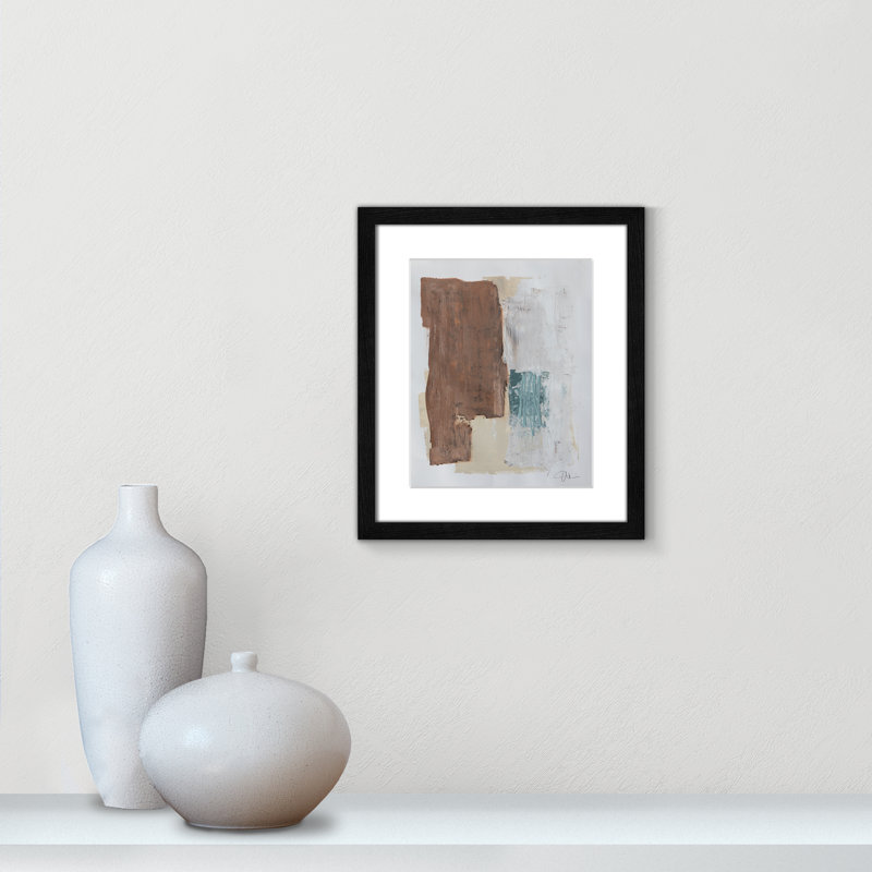 «Together We Work I» par Filippo Ioco - reproduction d'art encadrée, Cadre noir, H 15 po x l 13 po x P 0,75 po