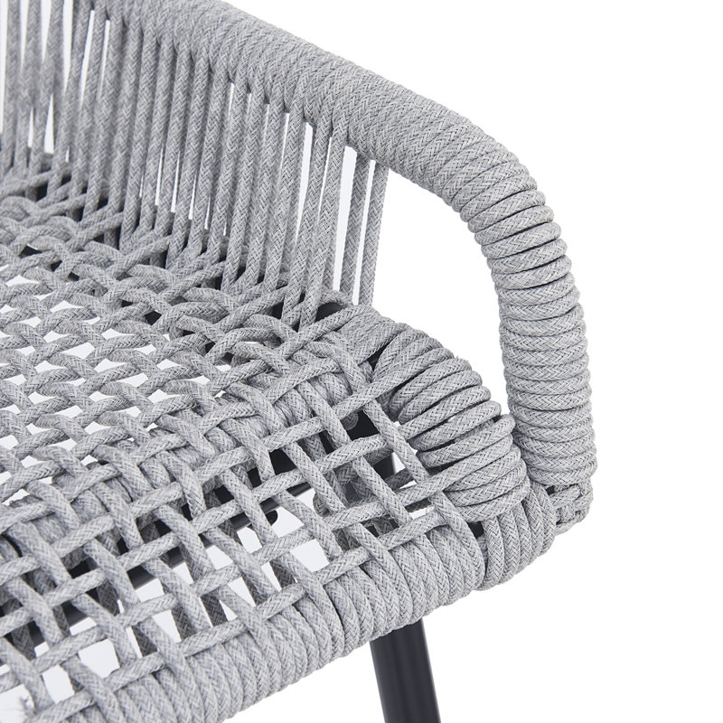 Tabouret de bar Carrianna, Gris clair