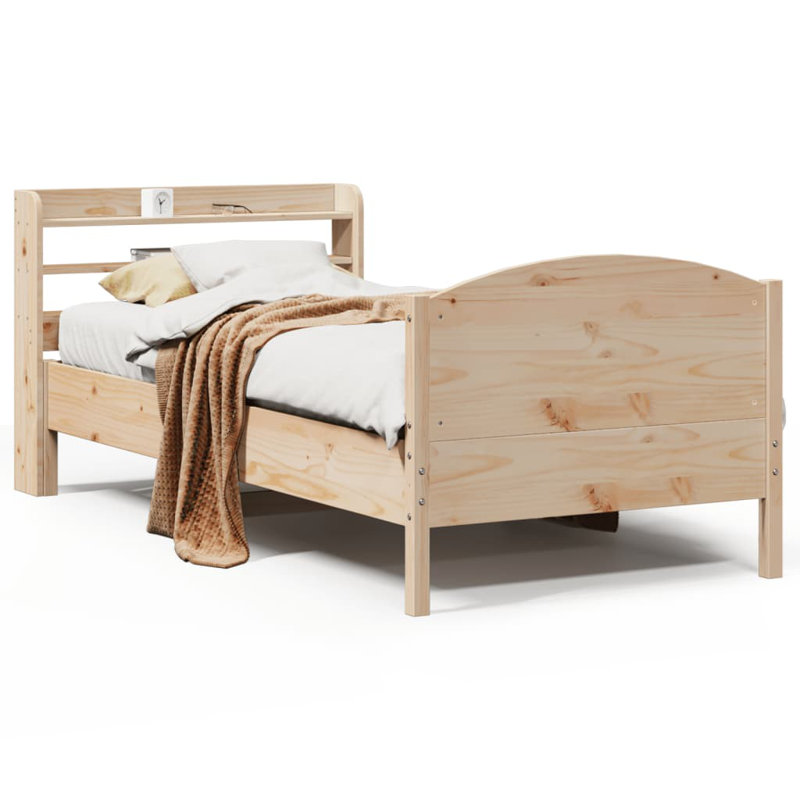 Storage Bed, Brown, Small Single (2'6)