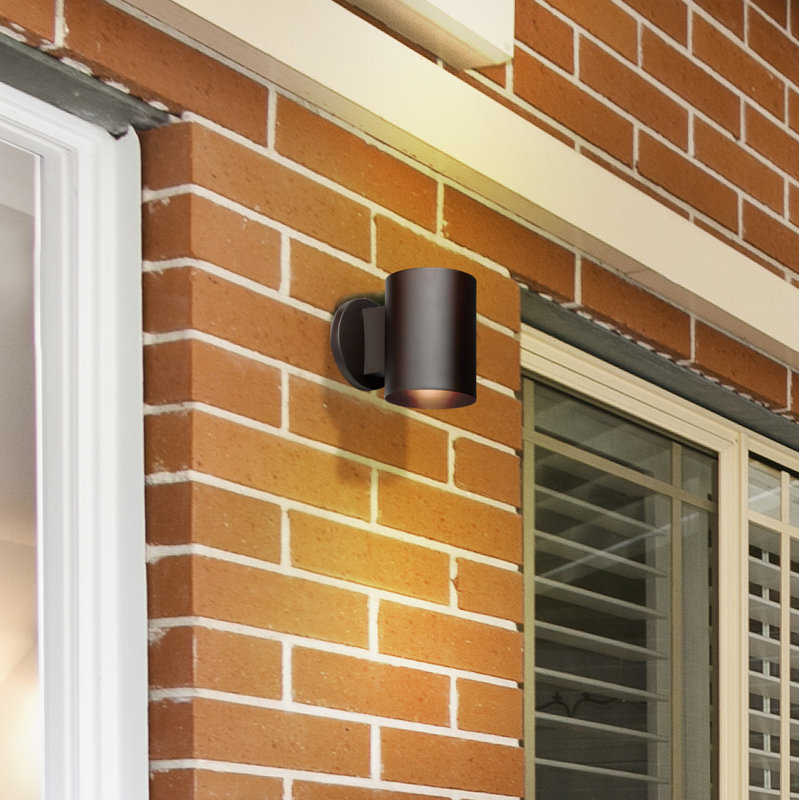 Anjalie - 1-Light Wet Location Wallwasher - Incandescent - PAR-30, Bronze