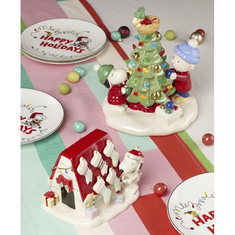 Lenox Peanuts Christmas Light-Up Figurine