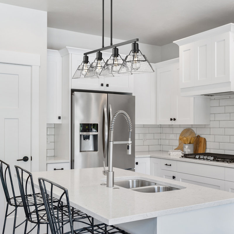 Bloomington 4 - Light Matte Black Pendant