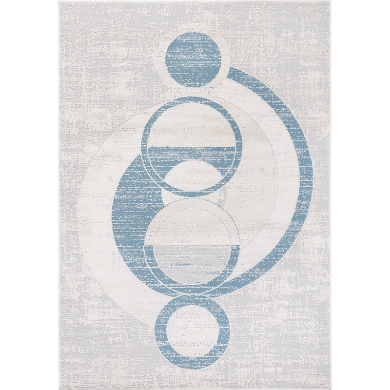 Odena Collection Transitional Geometric Area Rug, Rectangle 2' x 3'