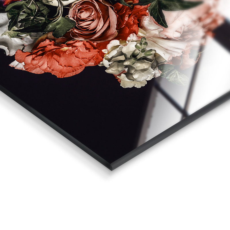 Framed Modern Glamour - Rectangle Print on Glass