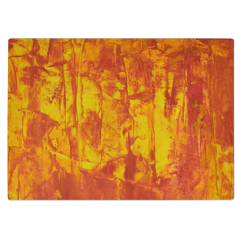 Tempered Glass Art Painting Vol.41 Chopping Board, 28.5 cm W x 20 cm L