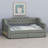 Elegant Daybed Frame with Padded Design, Ambient LED Lighting and Convenient Drawers