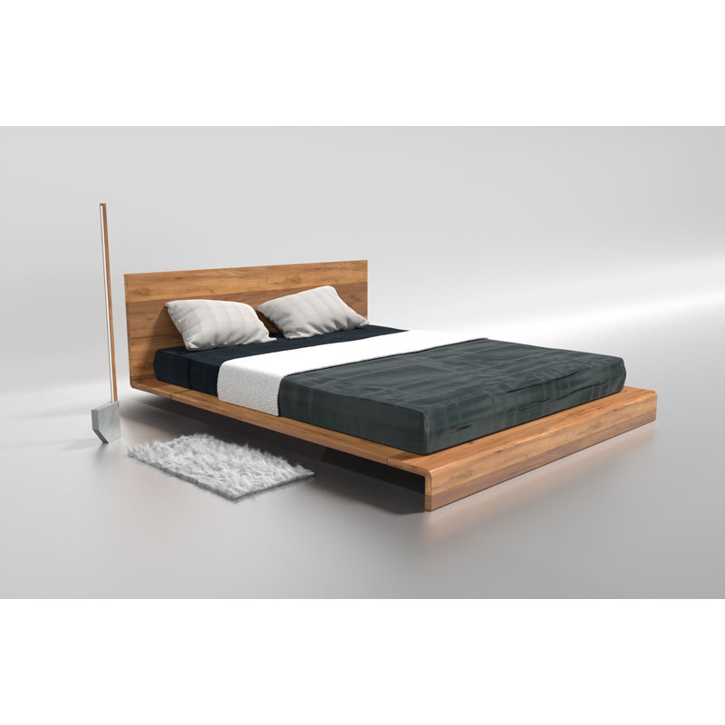 Bed PAUL Solid Wood, Super King (6'), Ash