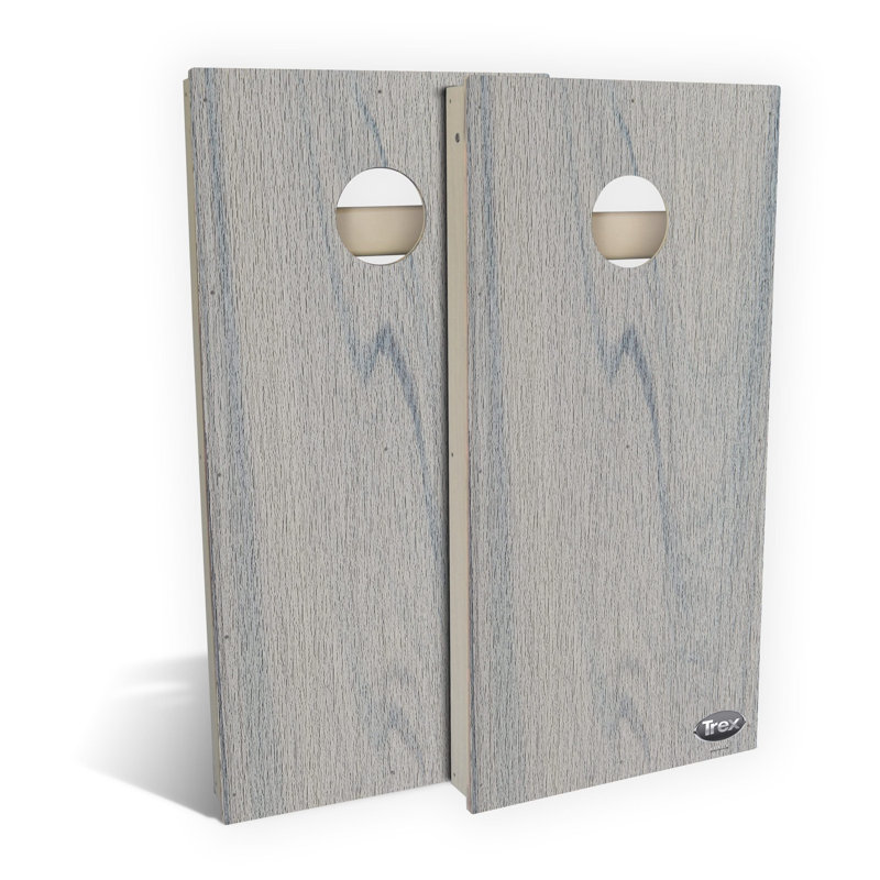 Ensemble de planche de cornhole toutes saisons Trex Transcend | Comprend (2) planches (8) sacs et accessoires optionnels