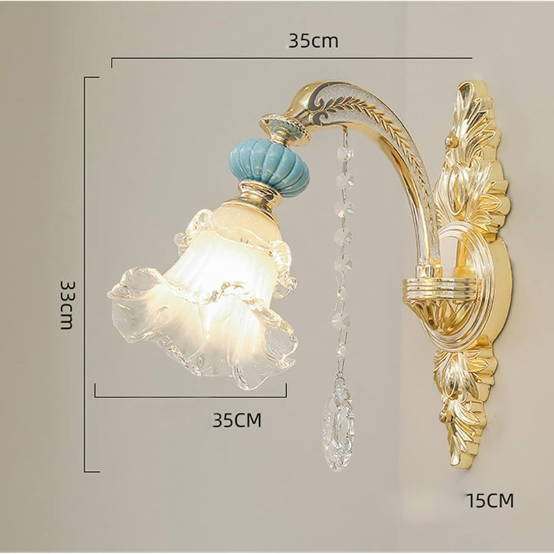 Zinc Alloy Armed Sconce