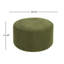 Repose-pieds rond moderne et confortable (SEULEMENT OTTOMAN)-1648196306