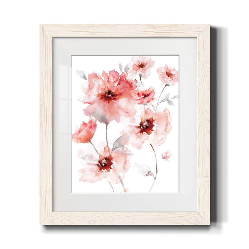 Translucide Blush I - reproduction de photo encadrée sur papier, Blanc, H 24 po x l 18 po x P 1,5 po
