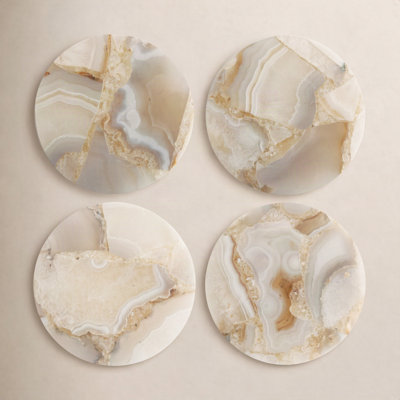 Kiyanni Round 4 Piece Coaster Set