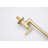Brushed Gold Pot Filler Faucet For Wall Mount - Folding Option, 360 Spin, Robust Brass Material, Corrosion Finish, Double Handles Accurate Water Control Mounted Look, Rotatable, Brass, Coating,-865733029