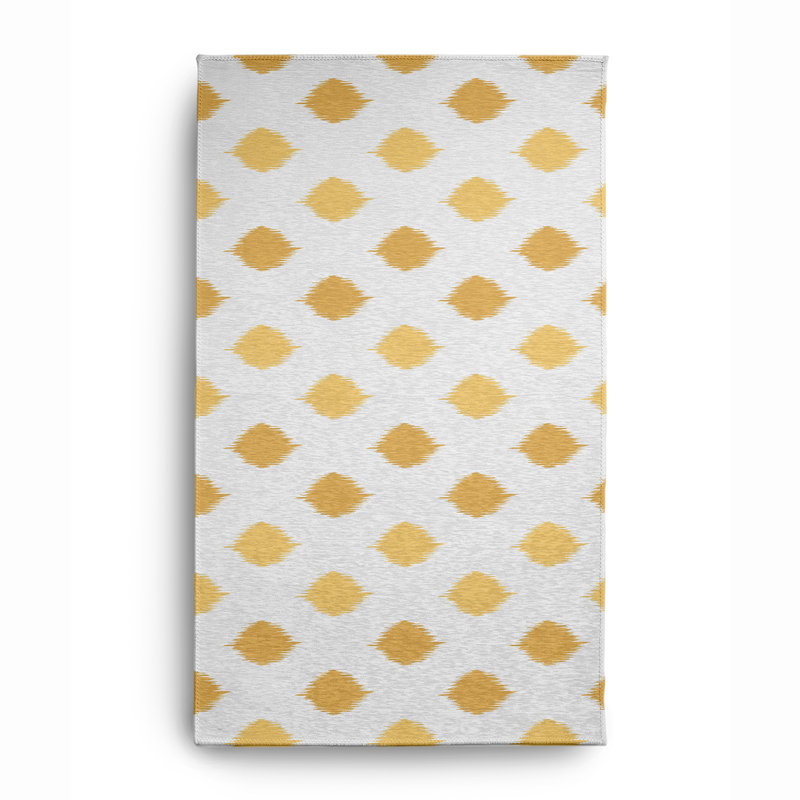 Magdalene Chenille Polka Dots Indoor Rug, Rectangle 3' x 5'