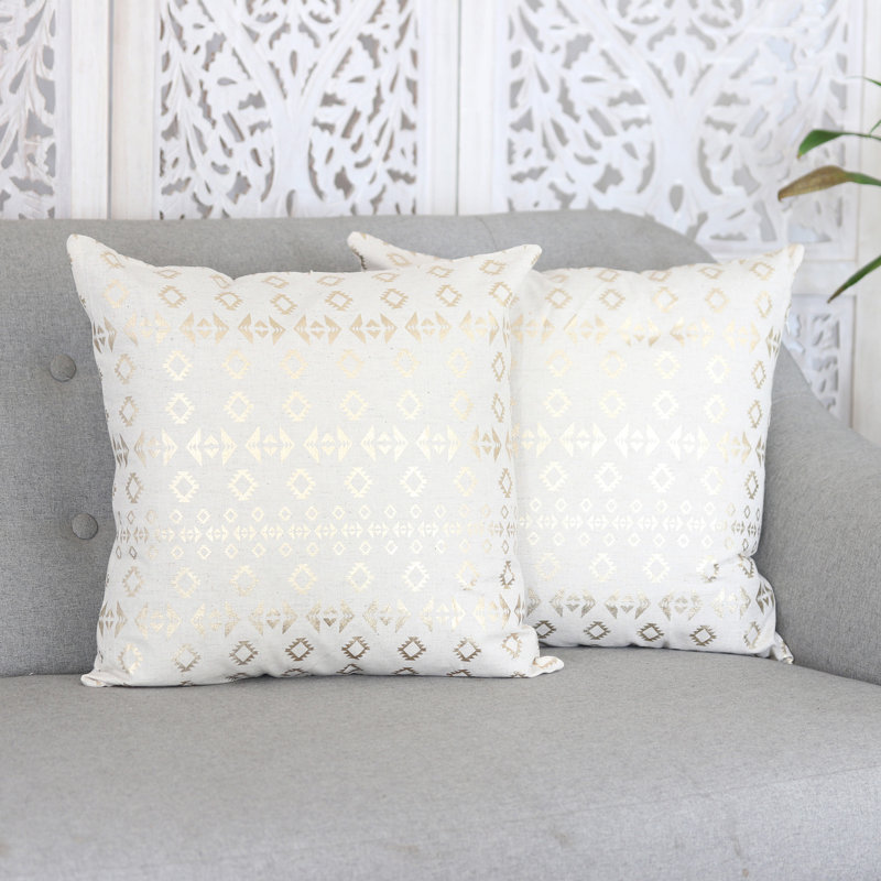 Housses de coussin en coton faits à la main Union Union