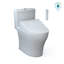 Aquia® Dual-Flush Elongated One-Piece Toilet with Tornado Flush (Seat Included)