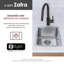 Builder Stylish Zafra S-409T 12-1/2" Undermount Stainless Steel Kitchen Sink