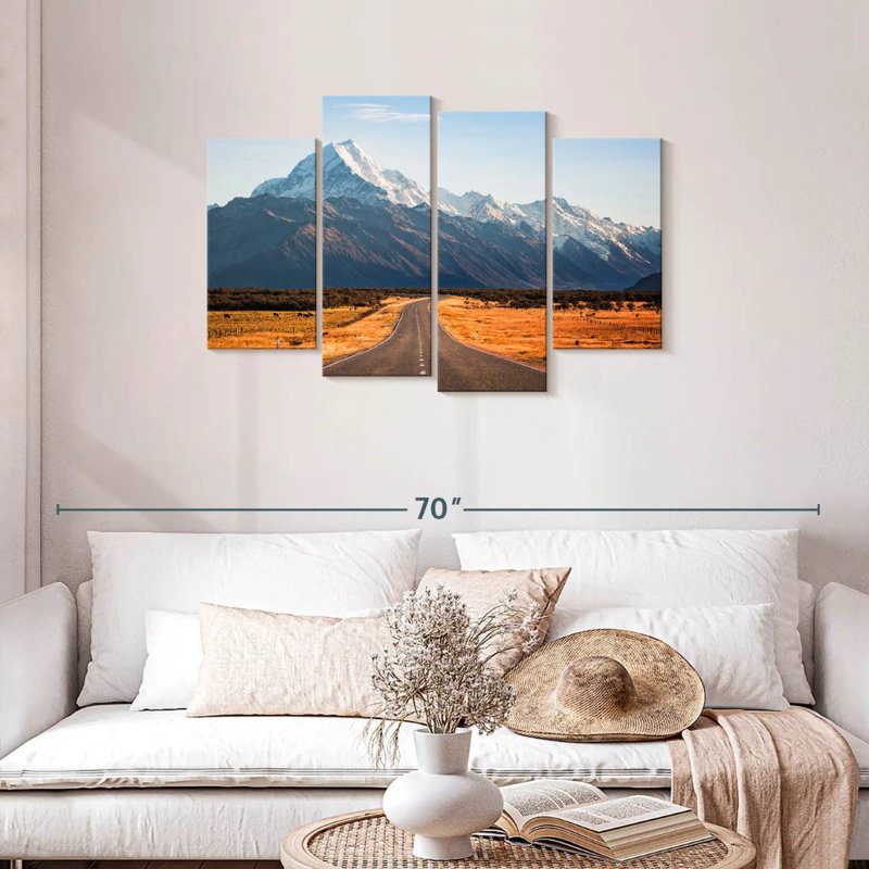 Mount Cook Open Road, H 27 po x l 43 po
