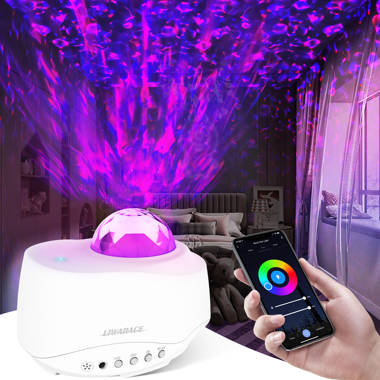 Star Projector, Liwarace Galaxy Projector Lights For Bedroom With Ocean  Wave, Music Bluetooth Speaker, Remote Control, Night Light Projector For  Room