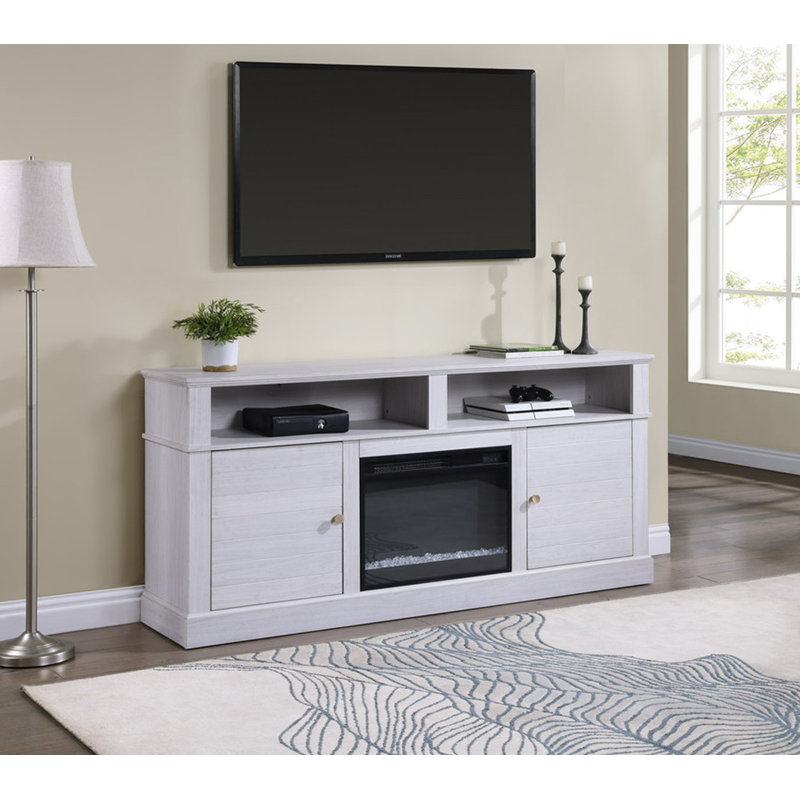 Console avec foyer et foyer 70 po Terra