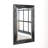 Wood Flat Wall Mirror