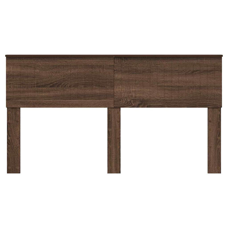 Headboard, Queen, Brown Oak