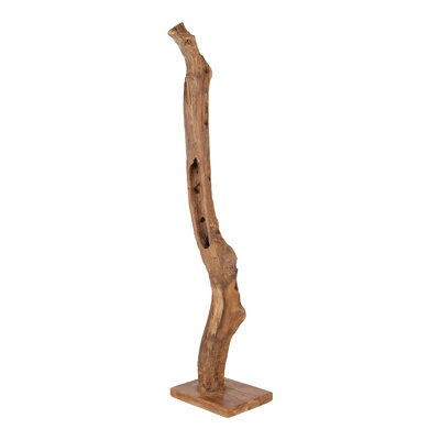 Dibenedetto Solid Wood Floor Wine Bottle Rack in Natural