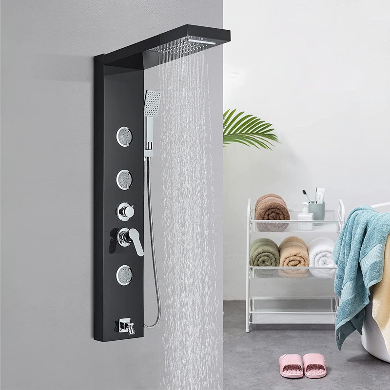 43.7'' Shower Panel with Fixed Shower Head