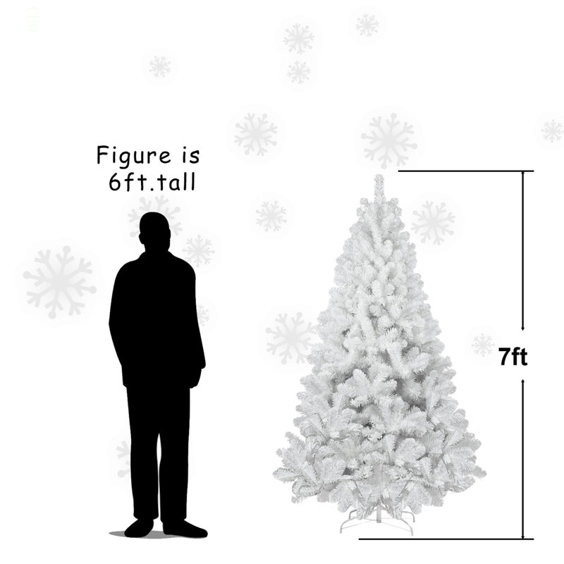 Arbre de Noël 5 pi avec fil mémoire, arbre en PVC artificiel à charnière à 498 pointes, arbre de Noël de Noël facile à assembler pour la décoration intérieure (ornements non inclus)