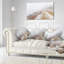 Coussin lombaire de mer sandy beach the winter shore
