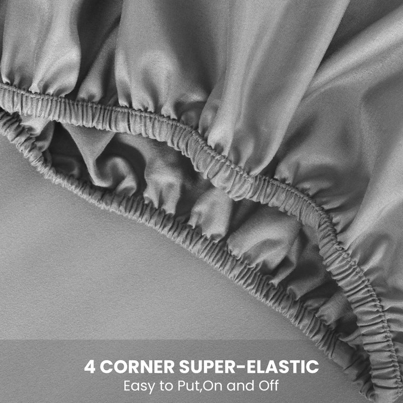 Tallou Waterproof Fitted Mattress Protector Case Pack, Double (4'6)