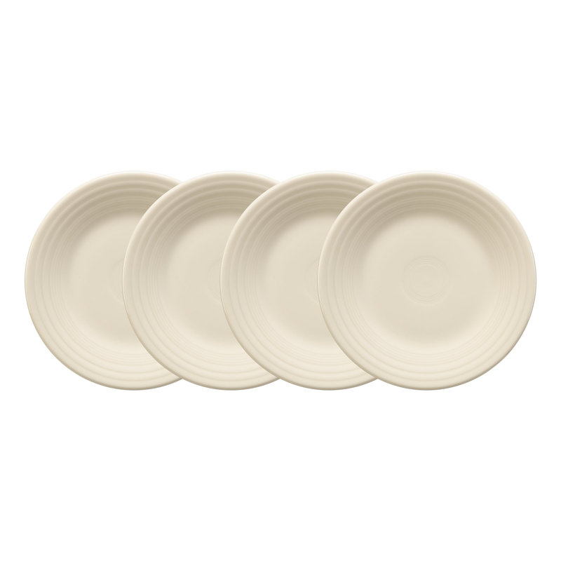 Ensemble de 4 assiettes à dîner Linen Classic