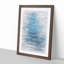 Blue Ripples in Abstract - Picture Frame Graphic Art Print-55679334-55679335