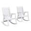 Chaise berçante d'extérieur en plastique-129459556