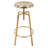 Engman Swivel Adjustable Height Counter Stool with Metal Frame-621097742