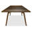 Cleo Extendable Walnut Solid Wood Dining Table-1739254049