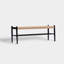 Banc en bois massif avec rangement pour chaussures Everill-351871838-395209786