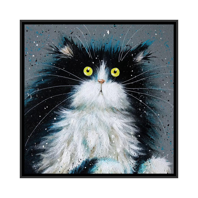 Juniper par Kim Haskins-reproduction d’art, Pas de tapis, H 18 po x l 18 po x 1,5 po, Toile avec cadre noir