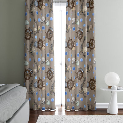 Semi Sheer Curtain Pair