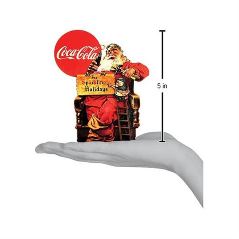 7'' Wood Hanging Figurine Ornament