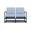 Outdoor Summit Rocker Bench with Cushions-2075200979-2075200803-2075200820