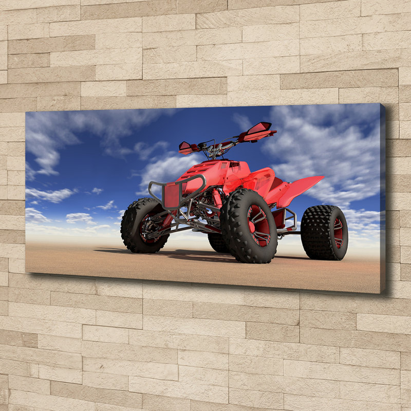 Quad In The Desert - Wrapped Canvas Print