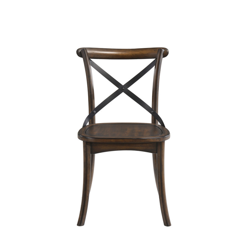 Chaise d'appoint à finition métallique Kaelyn [ENSEMBLE DE 2 PCS]